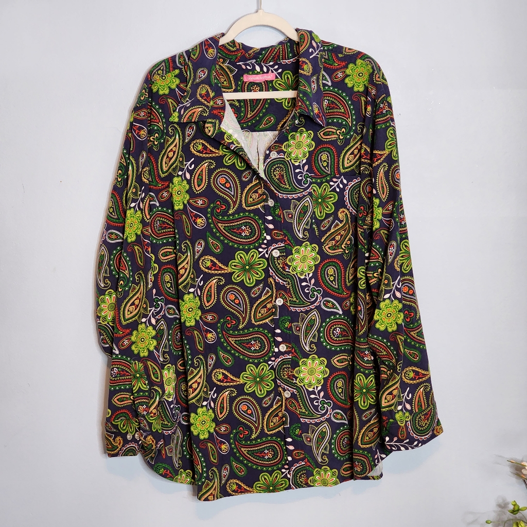 Paisley Button Down